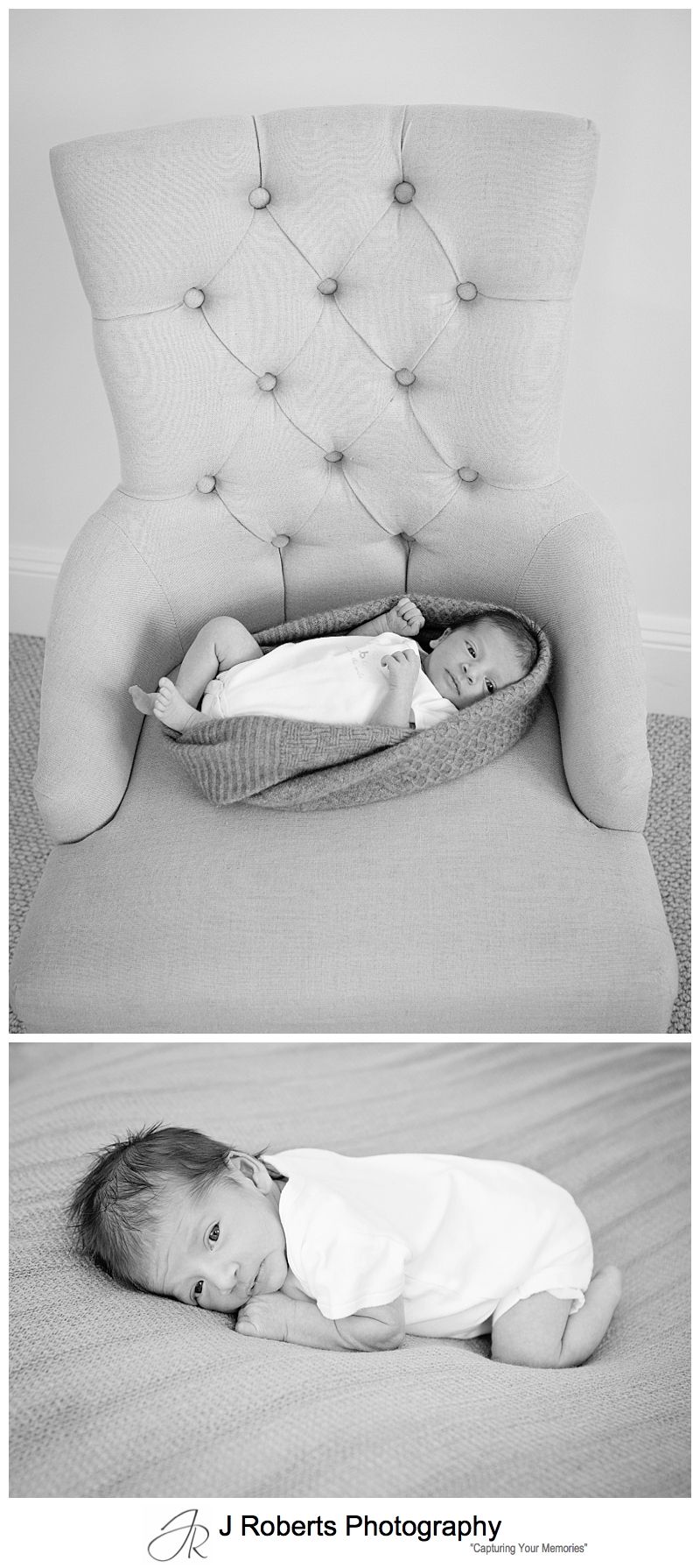 Newborn Baby Portrait Photography Sydney IN family home Baby girl 10 Days Old